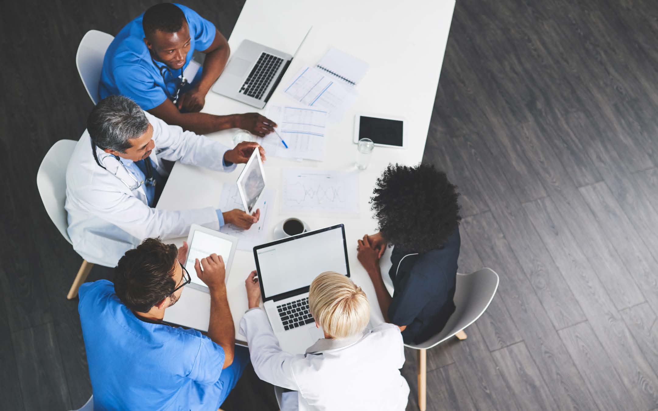 Healthcare Professionals Collaborating